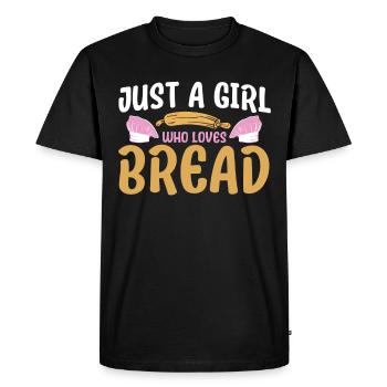 Pain Cuisson Cadeau Boulangerie Citation Boulanger - T-shirt Premium bio Homme - noir - Devant - Nico (187cm)