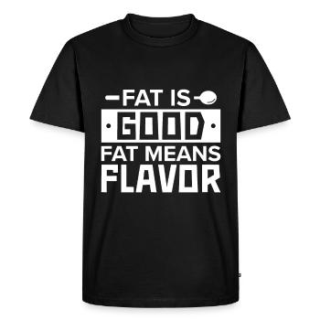 Chef Citation Cadeau Drôle Chef - T-shirt Premium bio Homme - noir - Devant - Nico (187cm)