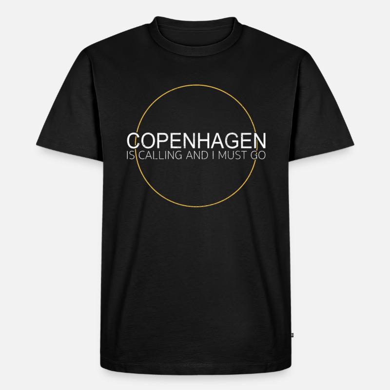 Dicton de Copenhague - T-shirt Premium bio Homme - noir