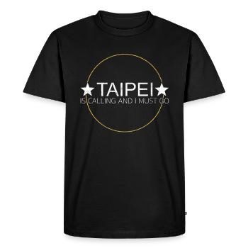 Taipei Dicton - T-shirt Premium bio Homme - noir - Devant - Nico (187cm)
