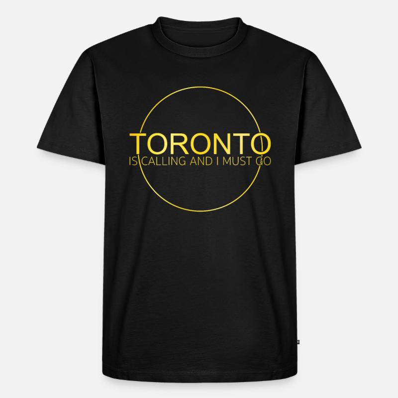 Toronto Spruch - Männer Premium Bio T-Shirt - Schwarz