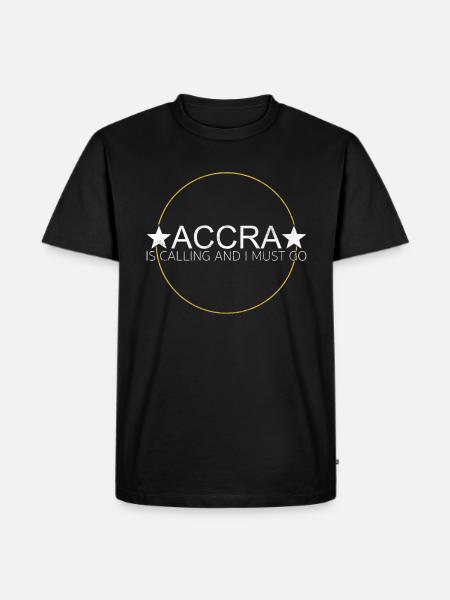 Accra Quote - Men's Premium Organic T-Shirt - black
