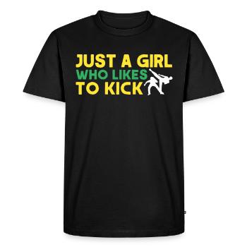 Capoeira Gift Brazil Martial Arts Capoeira - Men's Premium Organic T-Shirt - black - Front - Nico (187cm)
