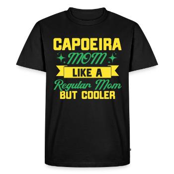Capoeira Gift Brazil Martial Arts Capoeira - Men's Premium Organic T-Shirt - black - Front - Nico (187cm)