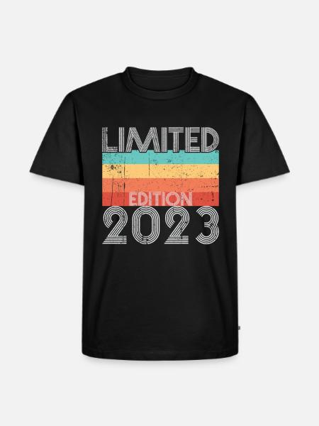Limited Edition Retro 2023 - Men's Premium Organic T-Shirt - black