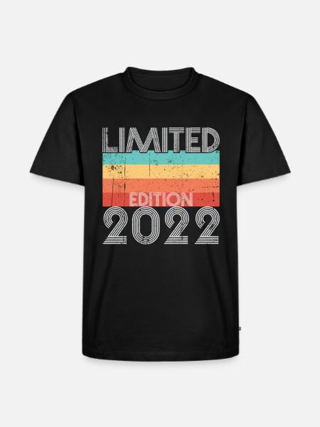 Limited Edition Retro 2022 - Men's Premium Organic T-Shirt - black
