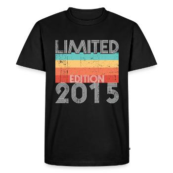 Edition Limitée Rétro 2015 - T-shirt Premium bio Homme - noir - Devant - Nico (187cm)