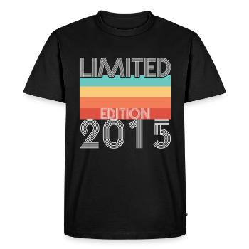 Edition Limitée Rétro 2015 - T-shirt Premium bio Homme - noir - Devant - Nico (187cm)