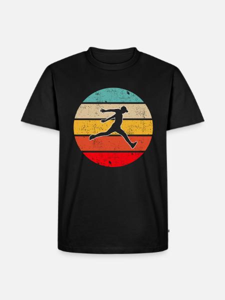 Parkour Retro - Men's Premium Organic T-Shirt - black