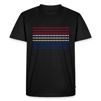 Drapeau des Pays-Bas - T-shirt Premium bio Homme - noir - Devant - Nico (187cm)