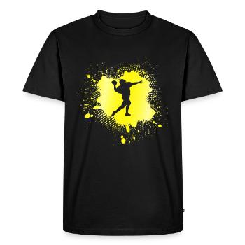 Football américain - T-shirt Premium bio Homme - noir - Devant - Nico (187cm)
