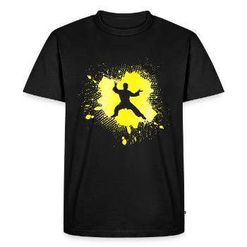 Martial arts - Men's Premium Organic T-Shirt - black - Front - Nico (187cm)