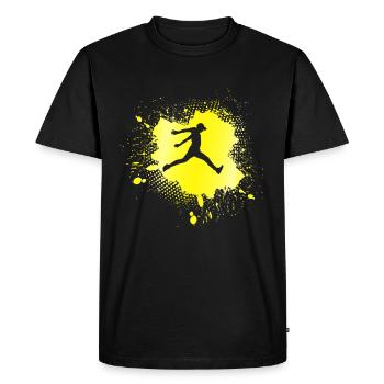 le parkour - T-shirt Premium bio Homme - noir - Devant - Nico (187cm)