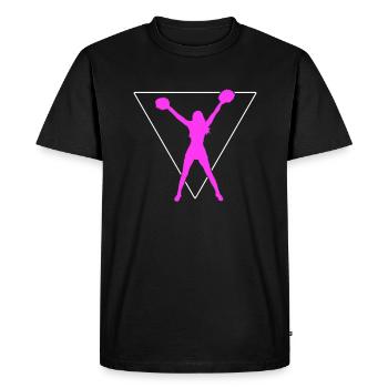 cheerleading - Men's Premium Organic T-Shirt - black - Front - Nico (187cm)