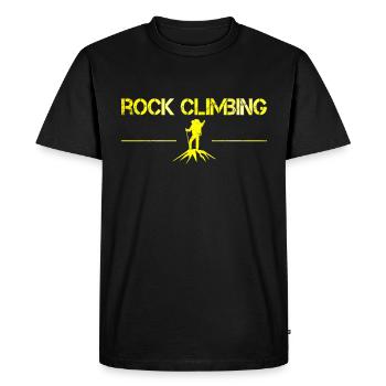 Alpinisme - T-shirt Premium bio Homme - noir - Devant - Nico (187cm)