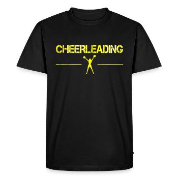 Cheerleading - T-shirt Premium bio Homme - noir - Devant - Nico (187cm)
