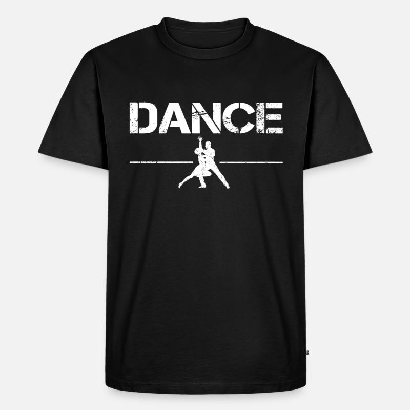 Tanzen - Männer Premium Bio T-Shirt - Schwarz