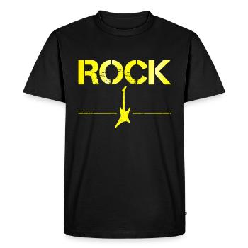Jupe - T-shirt Premium bio Homme - noir - Devant - Nico (187cm)