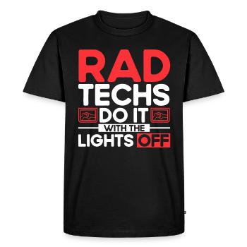 Radiology Radiologist Radiology Technician - Men's Premium Organic T-Shirt - black - Front - Nico (187cm)