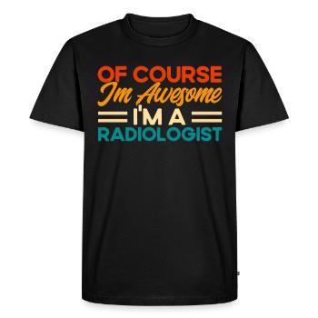 Radiology Radiologist Radiology Technician - Men's Premium Organic T-Shirt - black - Front - Nico (187cm)