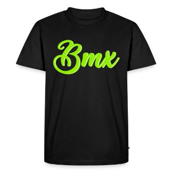 Le BMX - T-shirt Premium bio Homme - noir - Devant - Nico (187cm)