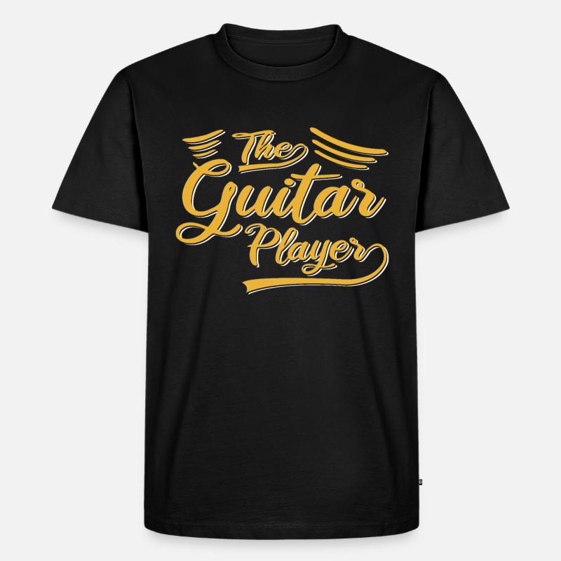 Le guitariste - T-shirt Premium bio Homme - noir