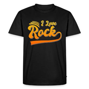 J’adore la jupe - T-shirt Premium bio Homme - noir - Devant - Nico (187cm)