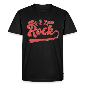 J’adore la jupe - T-shirt Premium bio Homme - noir - Devant - Nico (187cm)