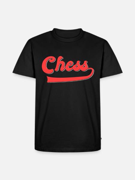 Schach - Männer Premium Bio T-Shirt - Schwarz