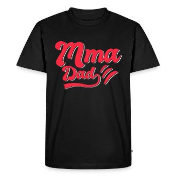 Cadeau Papa MMA - T-shirt Premium bio Homme - noir - Devant - Nico (187cm)