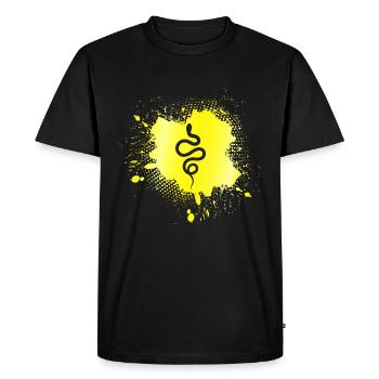 Serpent - T-shirt Premium bio Homme - noir - Devant - Nico (187cm)