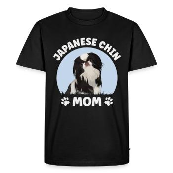 Japan Chin Dog Owner - Men's Premium Organic T-Shirt - black - Front - Nico (187cm)