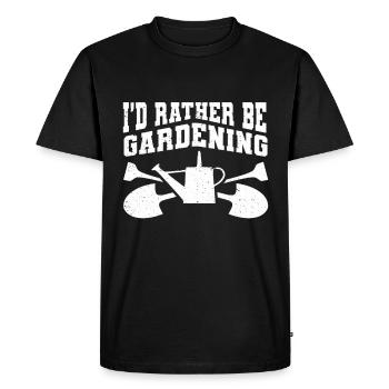Plant Gardening Gardener Landscape Architect - Men's Premium Organic T-Shirt - black - Front - Nico (187cm)