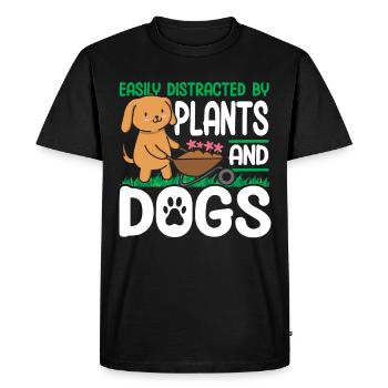 Plant Gardening Gardener Landscape Architect - Men's Premium Organic T-Shirt - black - Front - Nico (187cm)