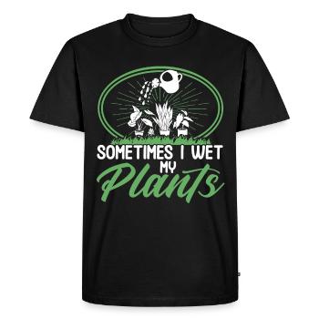 Plant Gardening Gardener Landscape Architect - Men's Premium Organic T-Shirt - black - Front - Nico (187cm)