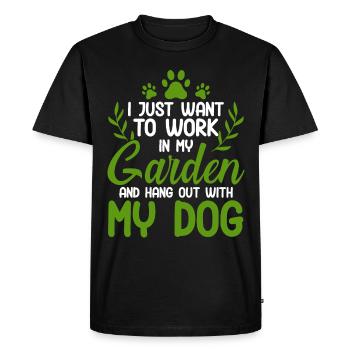 Plant Gardening Gardener Landscape Architect - Men's Premium Organic T-Shirt - black - Front - Nico (187cm)