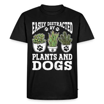Plant Gardening Gardener Landscape Architect - Men's Premium Organic T-Shirt - black - Front - Nico (187cm)