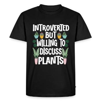 Plant Gardening Gardener Landscape Architect - Men's Premium Organic T-Shirt - black - Front - Nico (187cm)