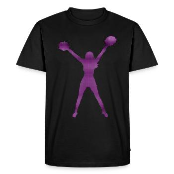 Cheerleading - T-shirt Premium bio Homme - noir - Devant - Nico (187cm)