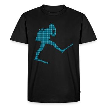 Plonger - T-shirt Premium bio Homme - noir - Devant - Nico (187cm)
