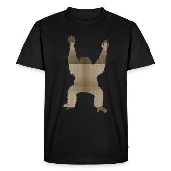 Orang-outan - T-shirt Premium bio Homme - noir - Devant - Nico (187cm)