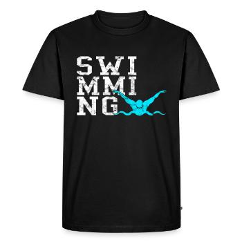 Nager - T-shirt Premium bio Homme - noir - Devant - Nico (187cm)