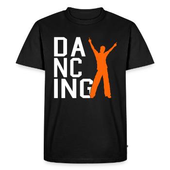 Danser - T-shirt Premium bio Homme - noir - Devant - Nico (187cm)