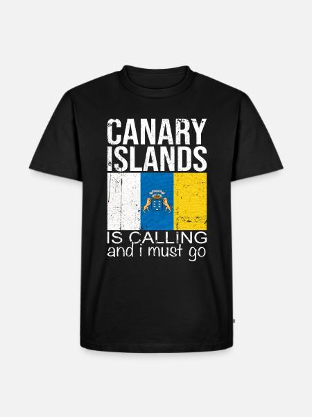 Refrán Islas Canarias - Camiseta prémium ecológica para hombre - negro