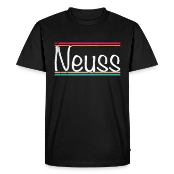 Neuss - T-shirt Premium bio Homme - noir - Devant - Nico (187cm)