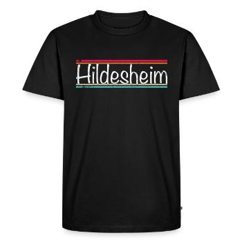 Hildesheim - T-shirt Premium bio Homme - noir - Devant - Nico (187cm)