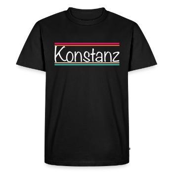 Constancy - Men's Premium Organic T-Shirt - black - Front - Nico (187cm)