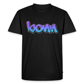 Bonn - T-shirt Premium bio Homme - noir - Devant - Nico (187cm)