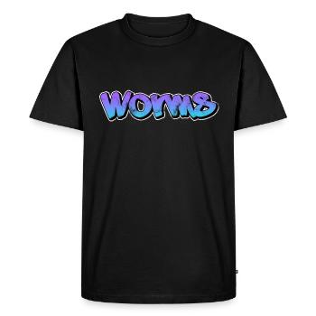 Vers - T-shirt Premium bio Homme - noir - Devant - Nico (187cm)