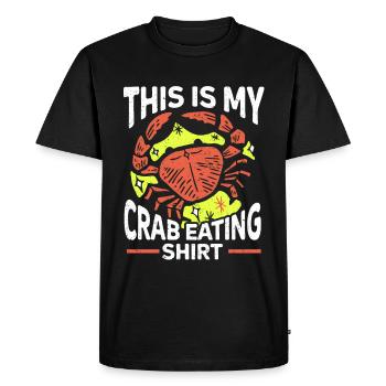 Cadeau amateur de fruits de mer fruits de mer - T-shirt Premium bio Homme - noir - Devant - Nico (187cm)